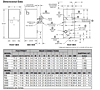 Dimensional Drawing for Evolution Water Heaters